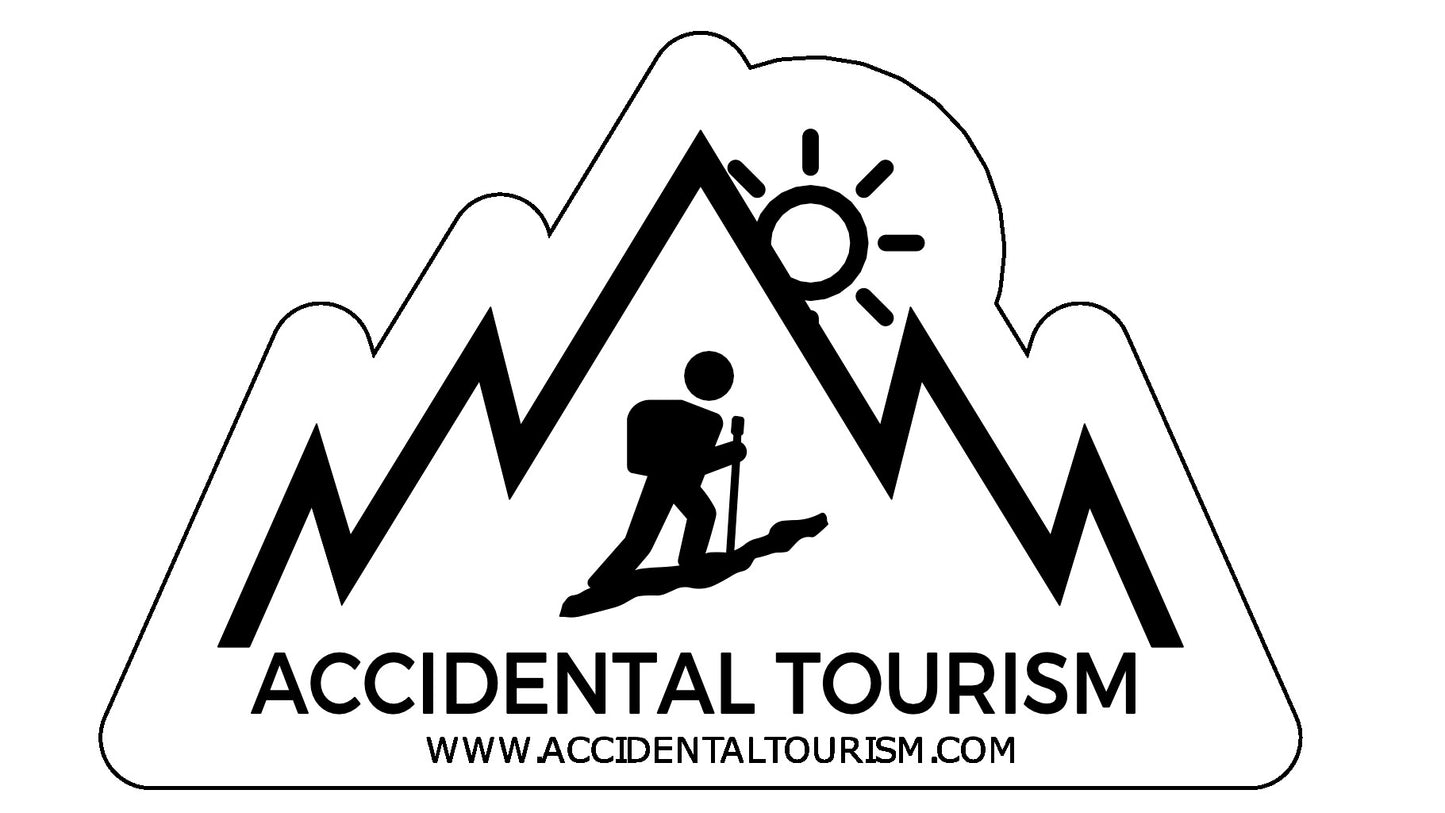 Accidental Tourism Sticker