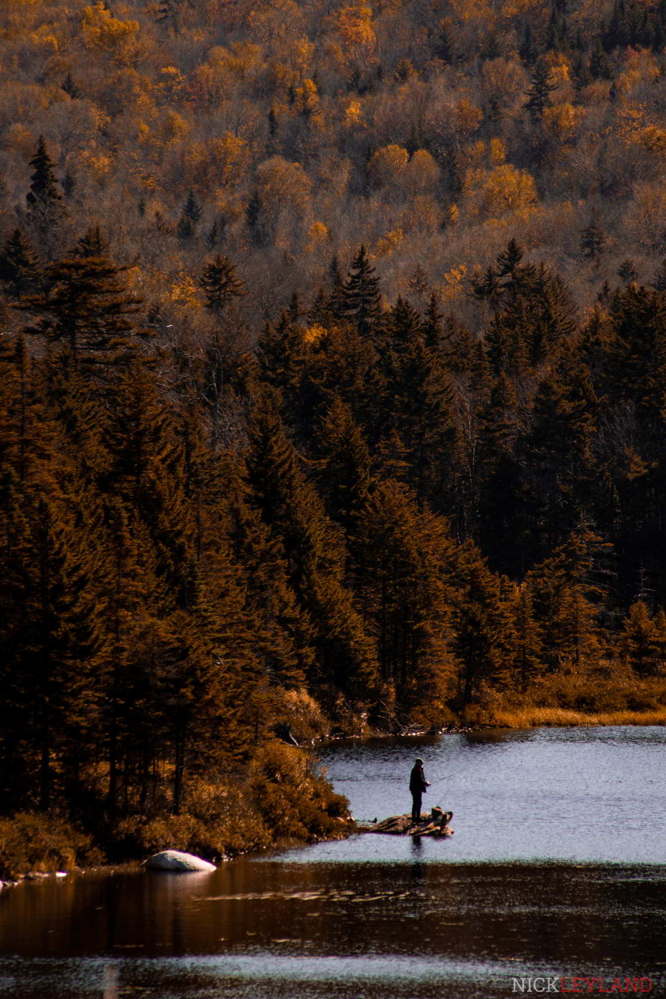 The Lone Angler Photo Print