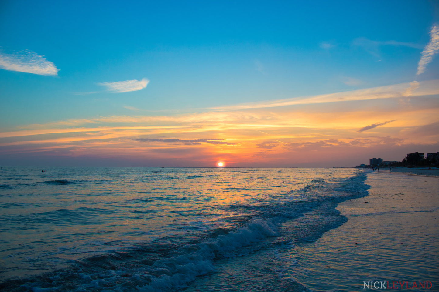 Fort Myers Beach Sunset V2 Photo Print